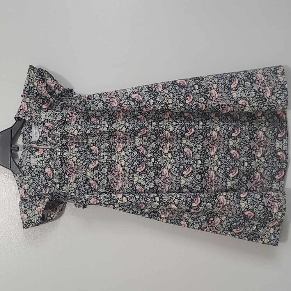 Christina Rohde Floral Girls 4 Dress Short Sleeve